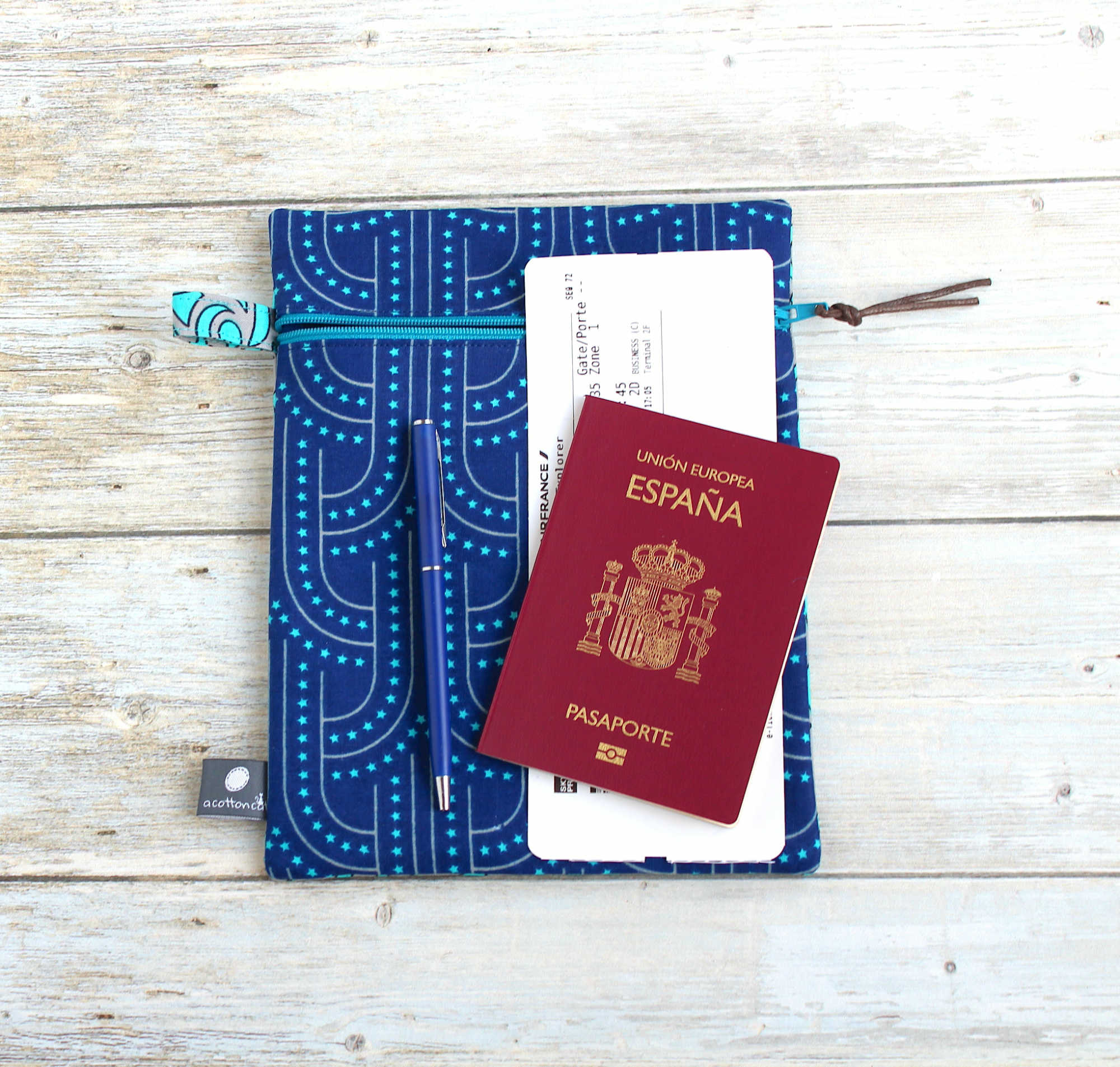 pochette porte documents voyage