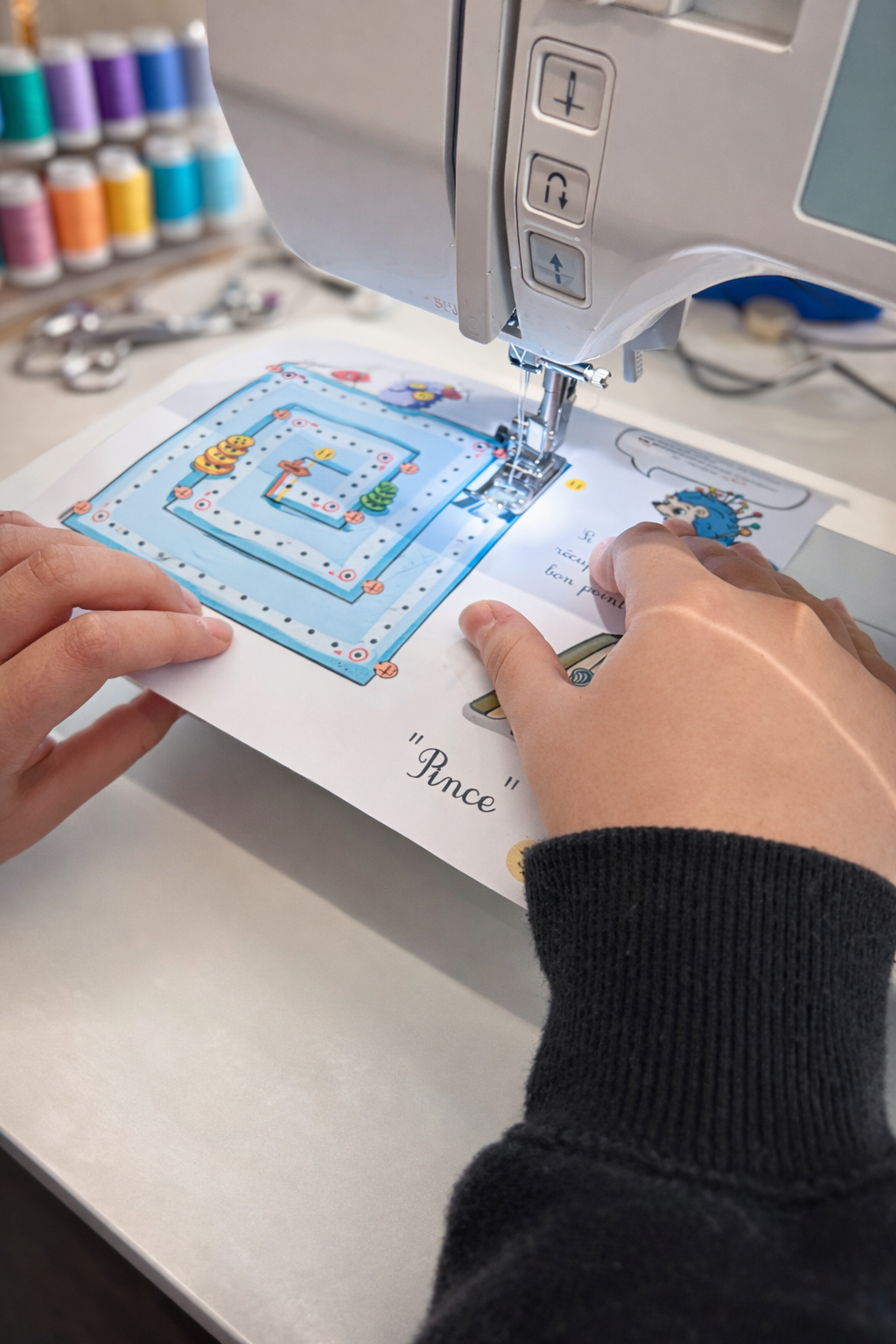 Livret d'Apprentissage Couture pour Enfant PDF à Télécharger/ Exercice ludique sur machine à coudre