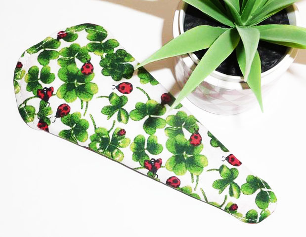 Protège-string lavable COCCINELLE (Mini & discret - 16 cm) - Zéro déchet - protège-tanga ado fille - femme