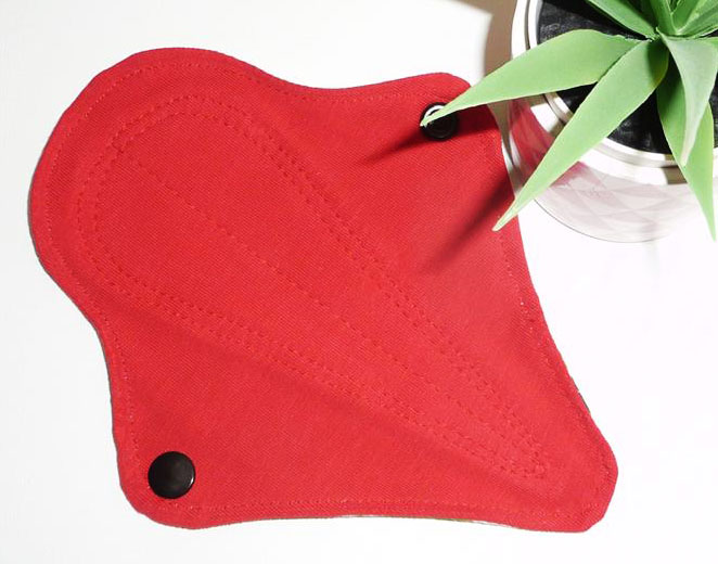 Protège-string lavable COCCINELLE (Mini & discret - 16 cm) - Zéro déchet - protège-tanga ado fille - femme