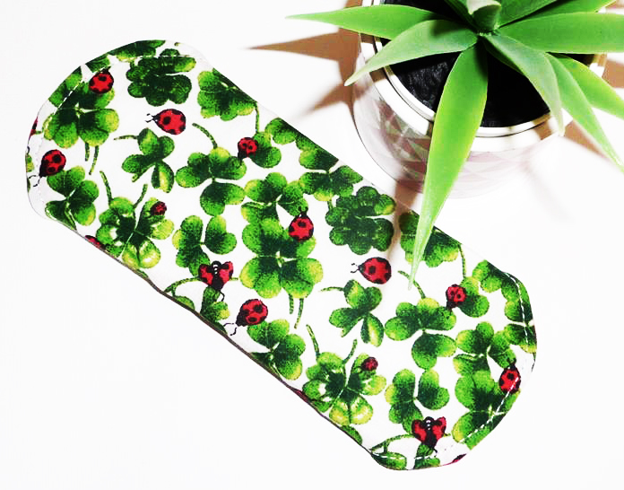 Protège-slip lavable COCCINELLE (Mini & discret : 16 cm) - Zéro déchet - PSL - Protège-slip en coton ado fille femme - Hygiène intime féminine