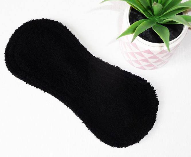 Protège-slip lavable sans ailettes COCCINELLE (Fin & discret : 19 cm) - Zéro déchet - PSL - Protège-slip en coton ado fille femme - Hygiène intime féminine