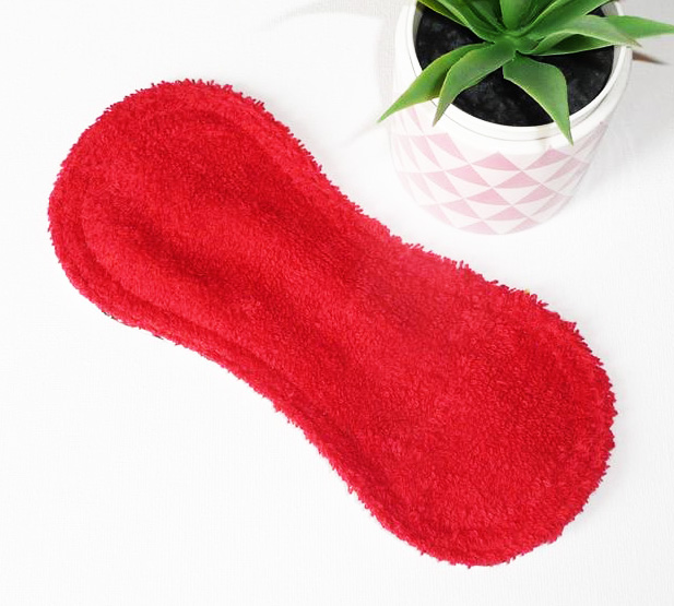 Protège-slip lavable sans ailettes COCCINELLE (Fin & discret : 19 cm) - Zéro déchet - PSL - Protège-slip en coton ado fille femme - Hygiène intime féminine