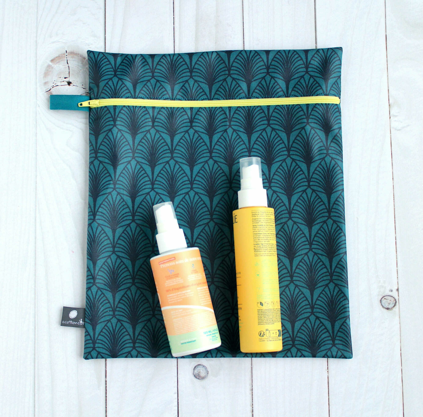article de plage pochette enduite