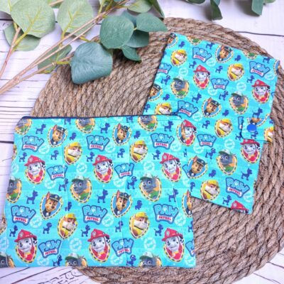 trousse plate et protège carnet de santé pat patrouille