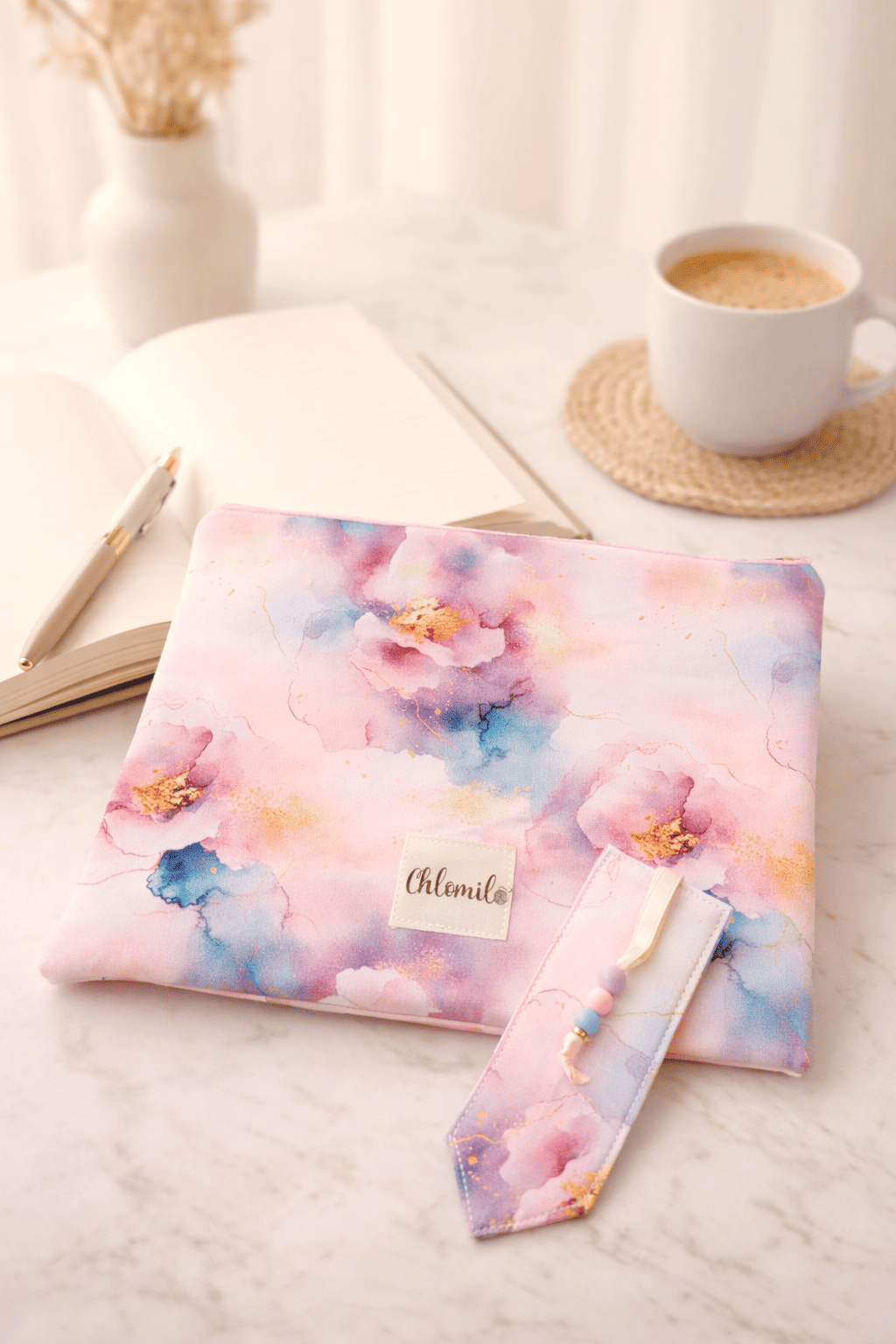 pochette livre degradé pastel