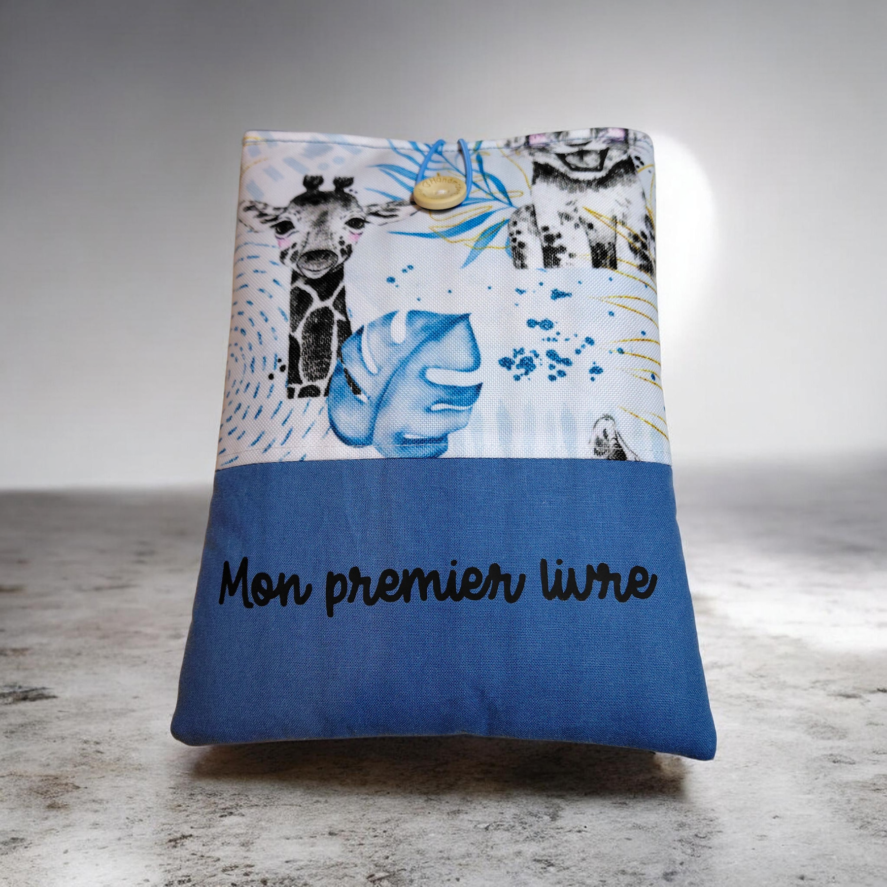 Pochette à livre enfant imperméable et molletonnée – “Mon premier livre” – Protège livre bébé personnalisé – Image 4