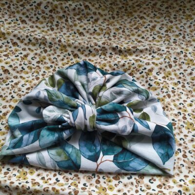 Bonnet turban coton bébé