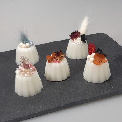 Fondants parfumés en cire végétale de coco