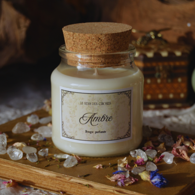 Bougie parfumée à l'Ambre