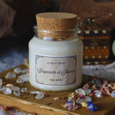 Bougie parfumée à la Bergamote et au Jasmin