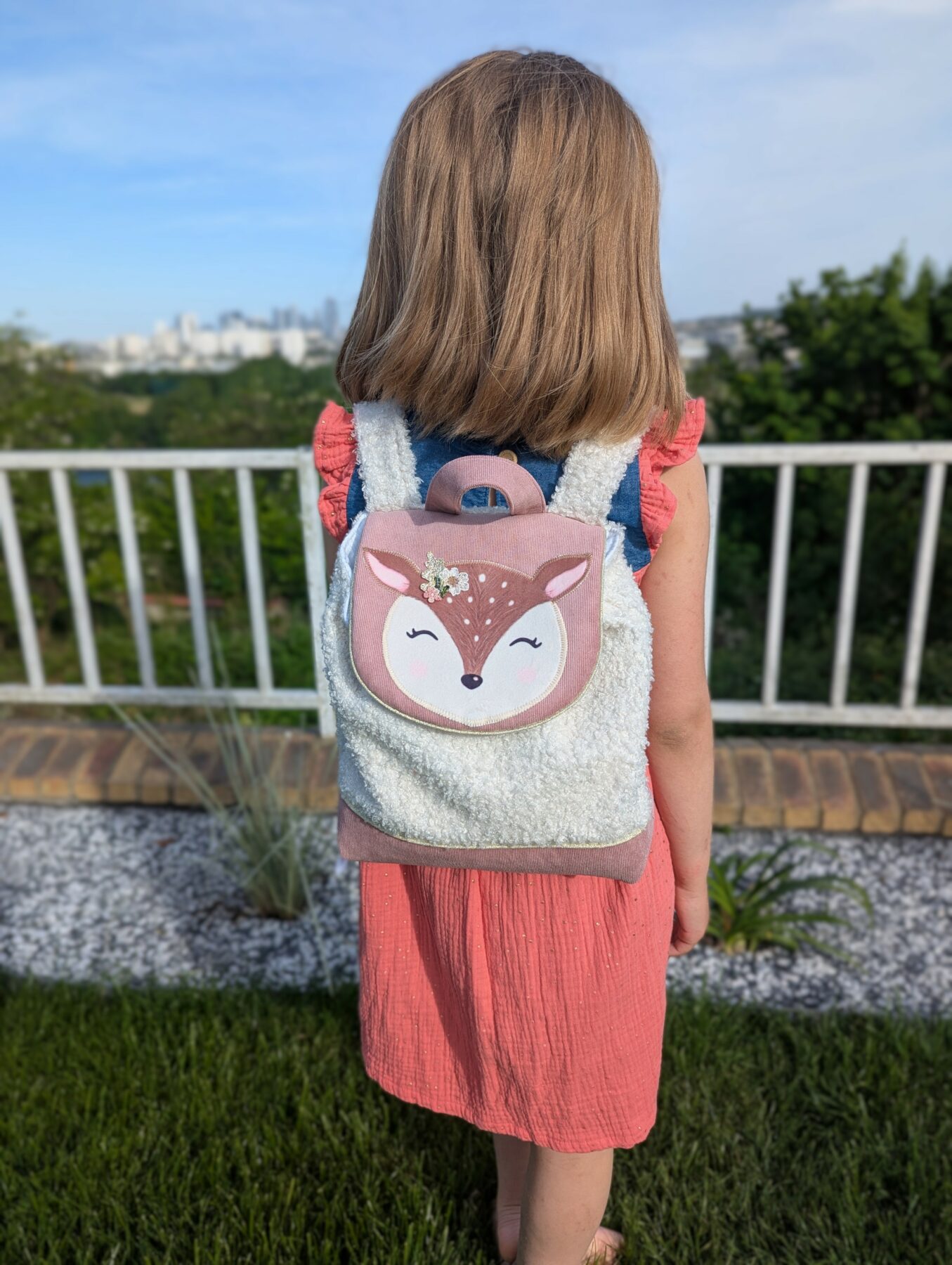 Sac à dos maternelle biche – Image 4