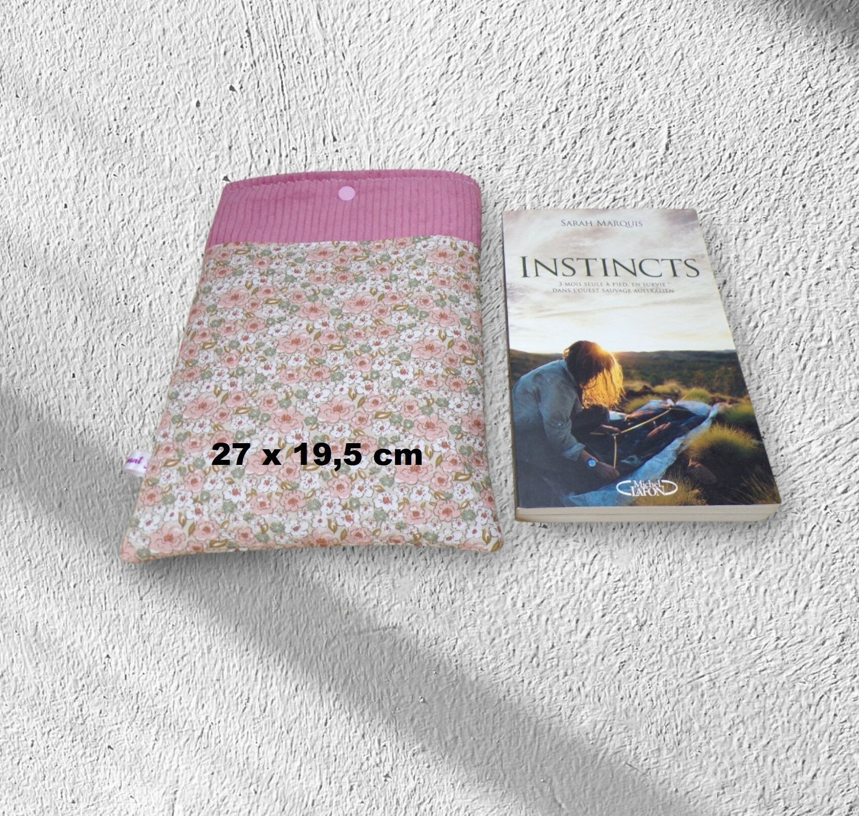 pochette à livre, sac à livre, pochette pour tablette molletonnée, modèles au choix – Image 4