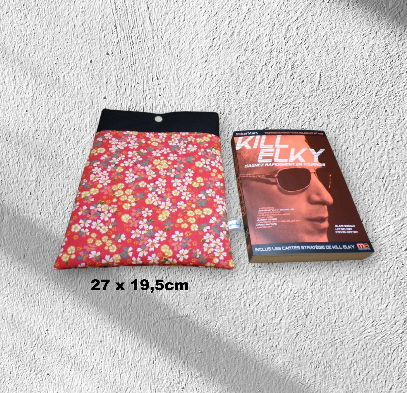 pochette à livre, sac à livre, pochette pour tablette molletonnée, modèles au choix – Image 6
