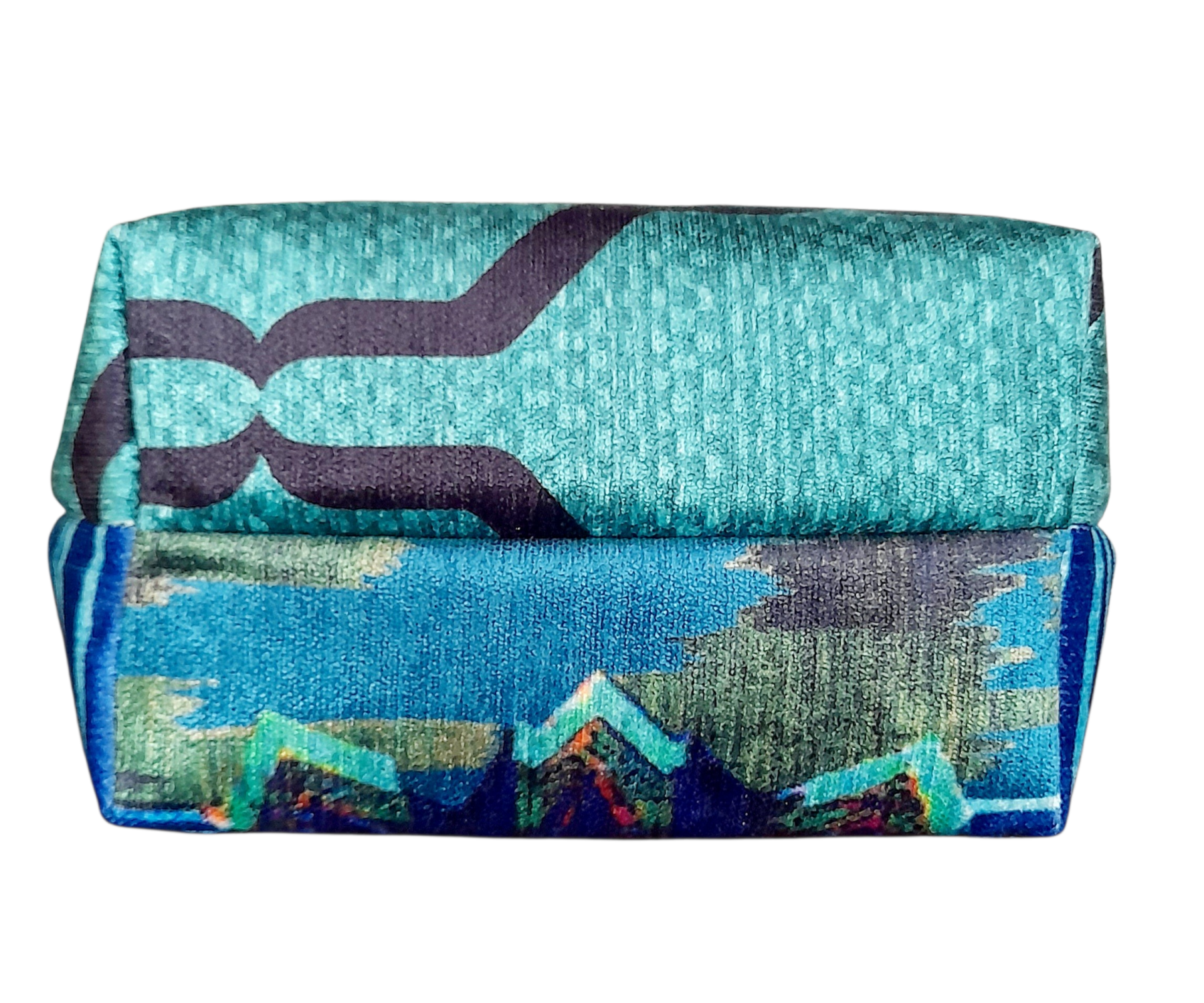 Trousse en velours à fermeture zippée – Image 6
