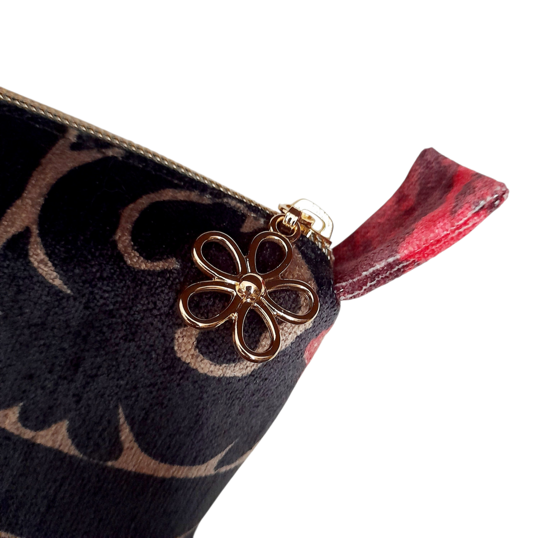 Trousse en velours à fermeture zippée – Image 7