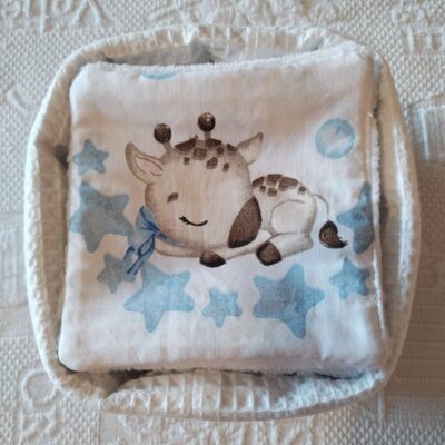 Panier de 12 lingettes nettoyantes pour bébé