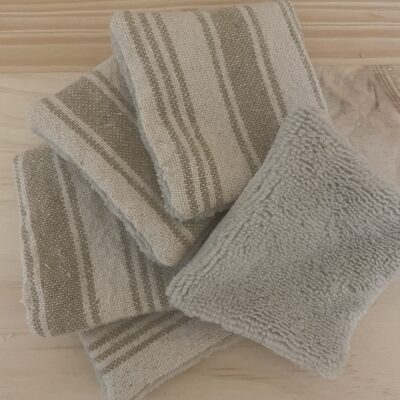 Lingettes démaquillantes en coton bambou