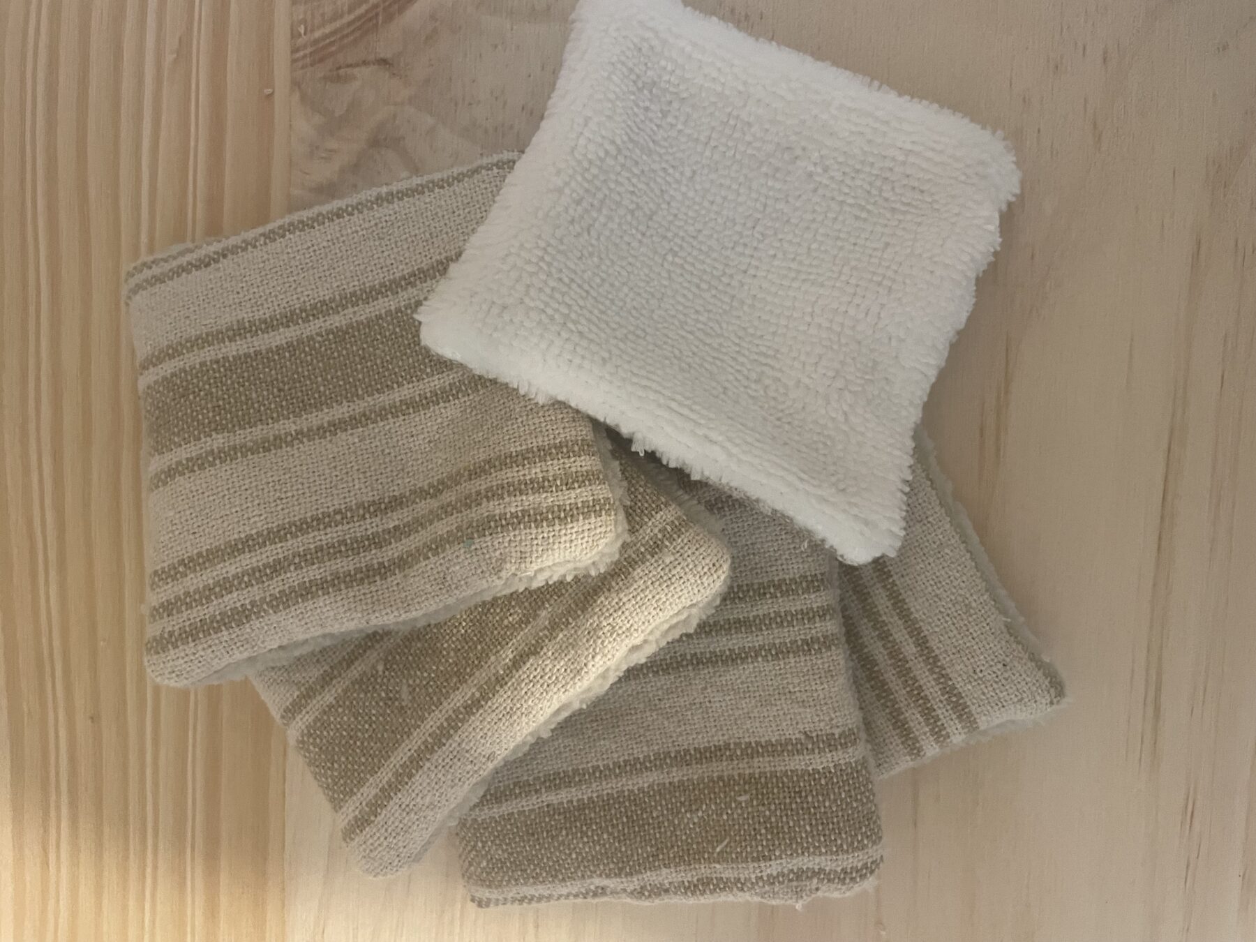 Lingettes démaquillantes en coton bambou