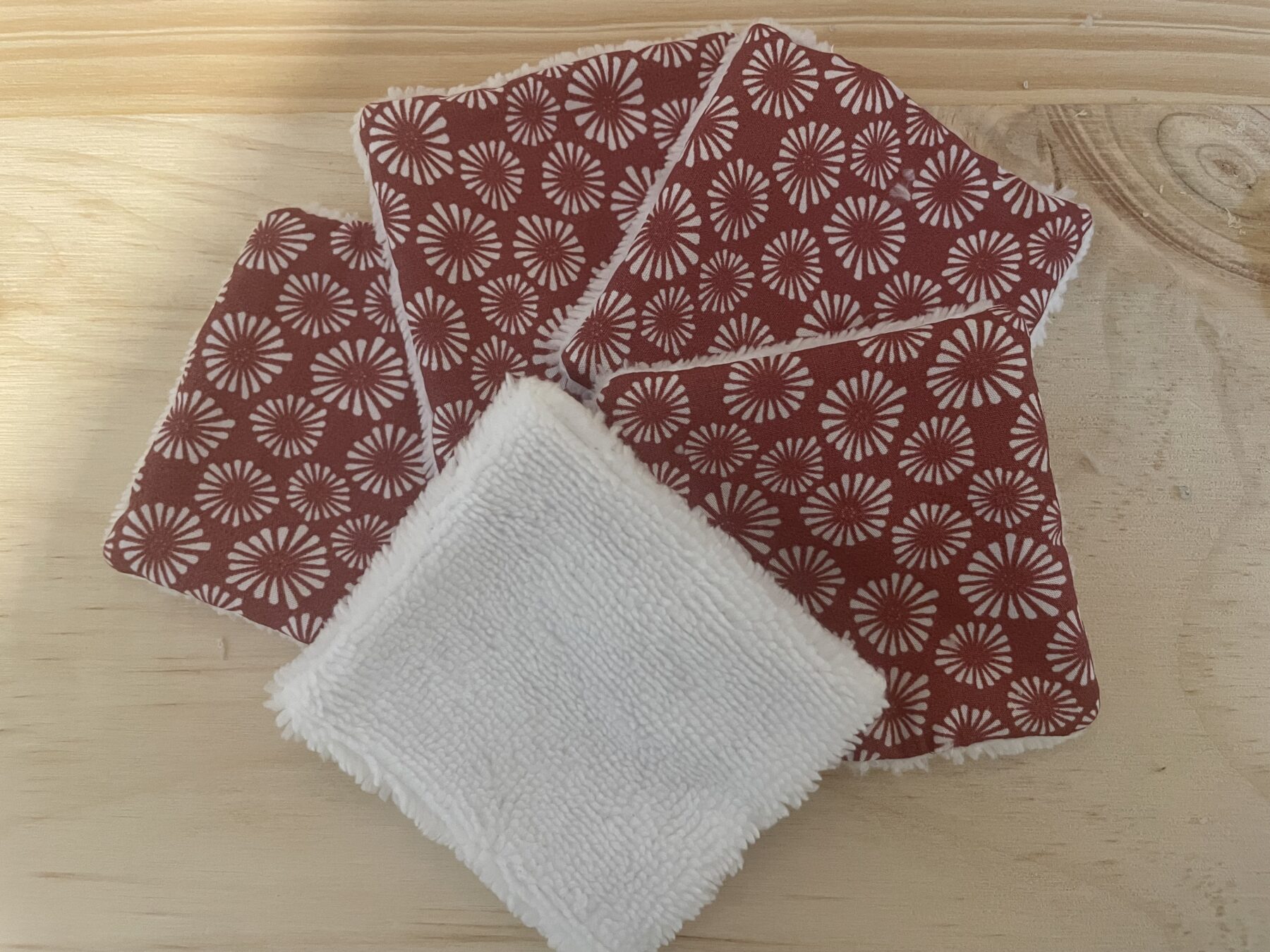 Lingettes démaquillantes en coton bambou