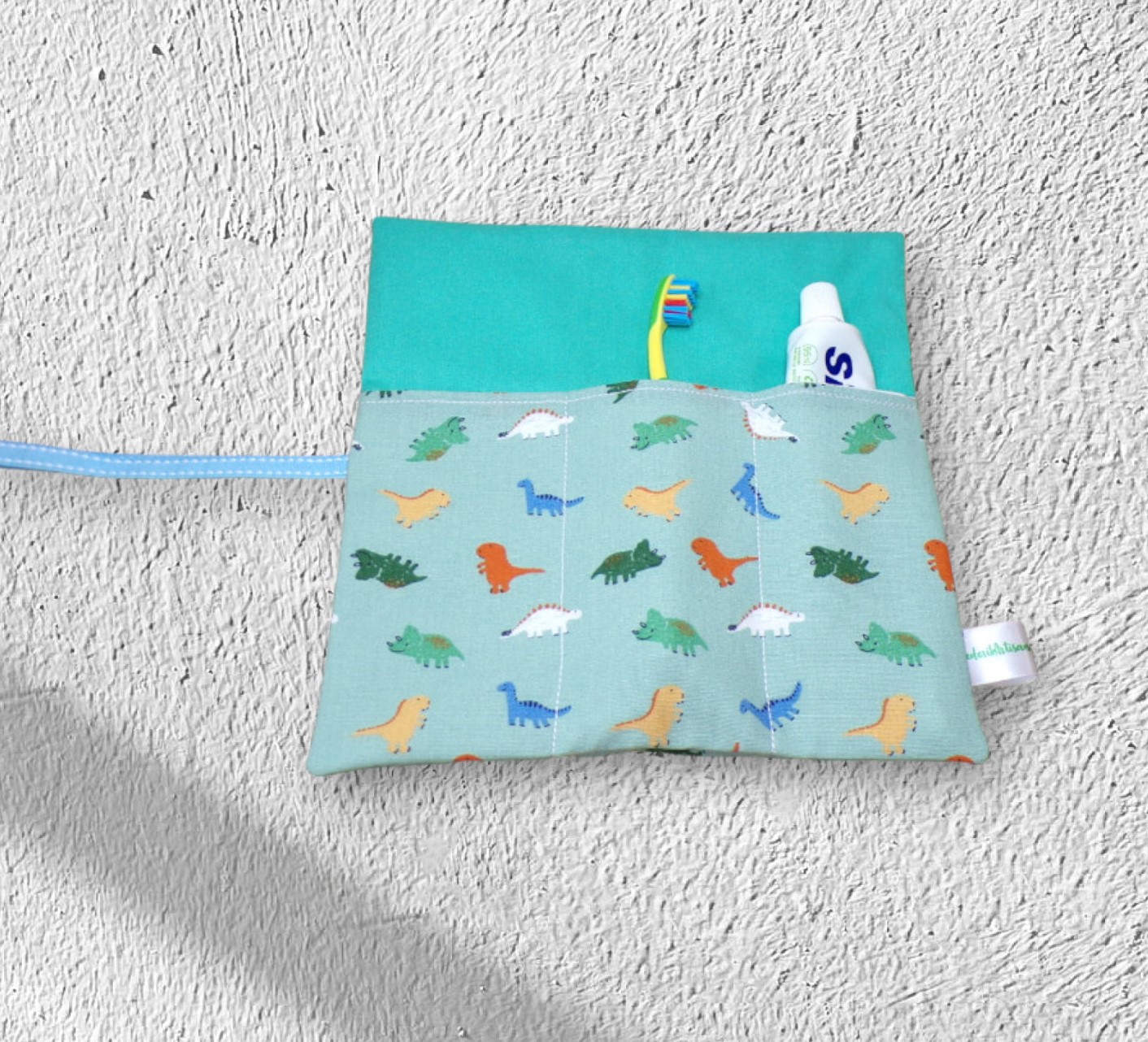 Etui, pochette pour brosse à dents et dentifrice pour garçons modèle au choix – Image 3