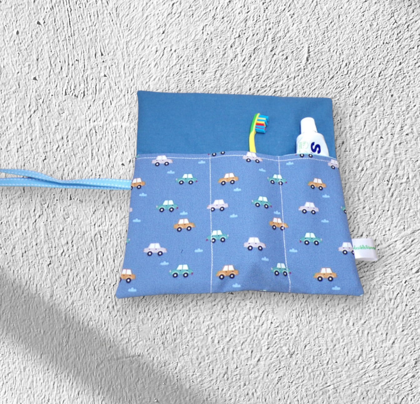 Etui, pochette pour brosse à dents et dentifrice pour garçons modèle au choix – Image 5