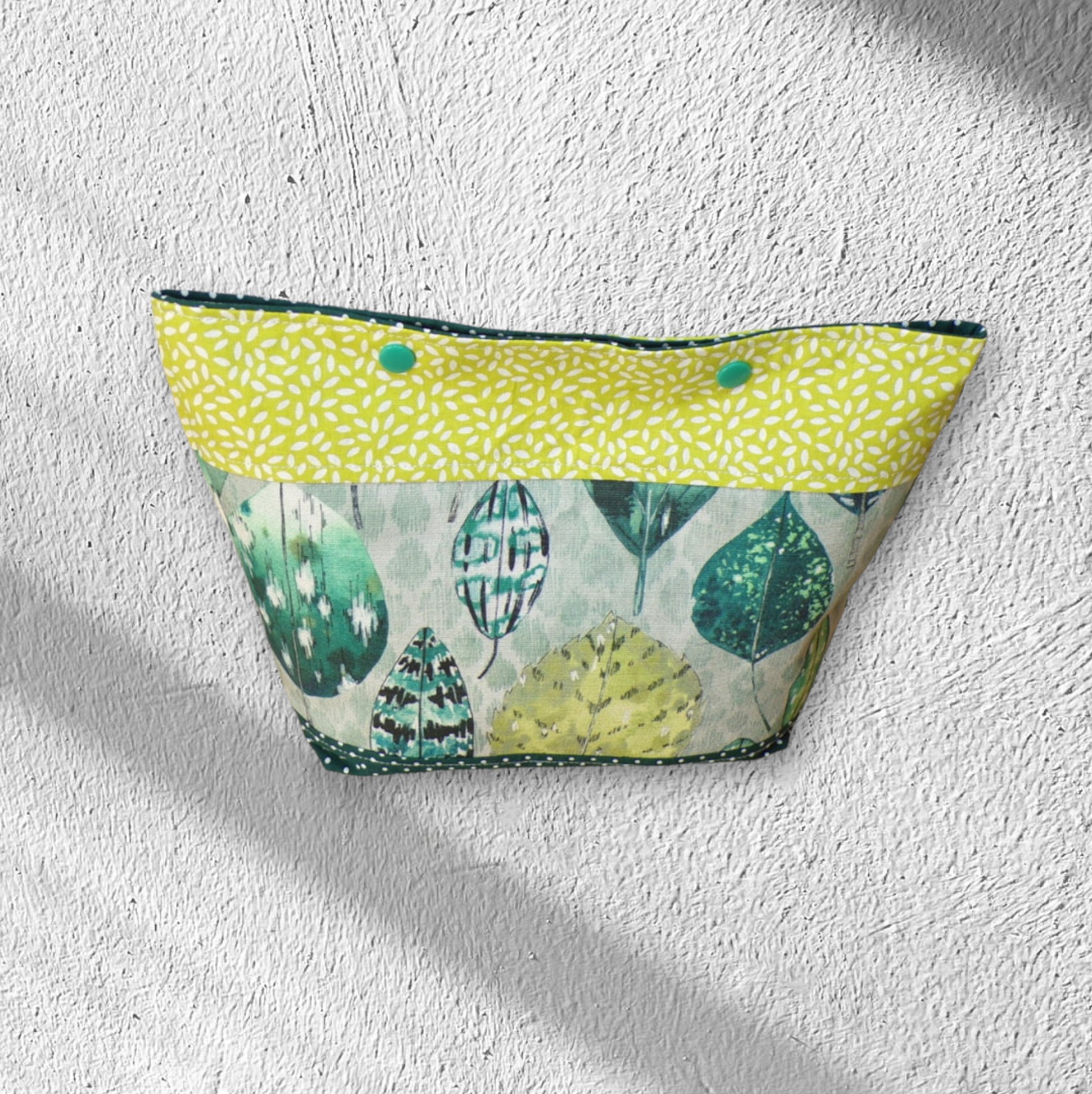 sac, pochette, trousse doublé fermeture bouton pression motif au choix – Image 4