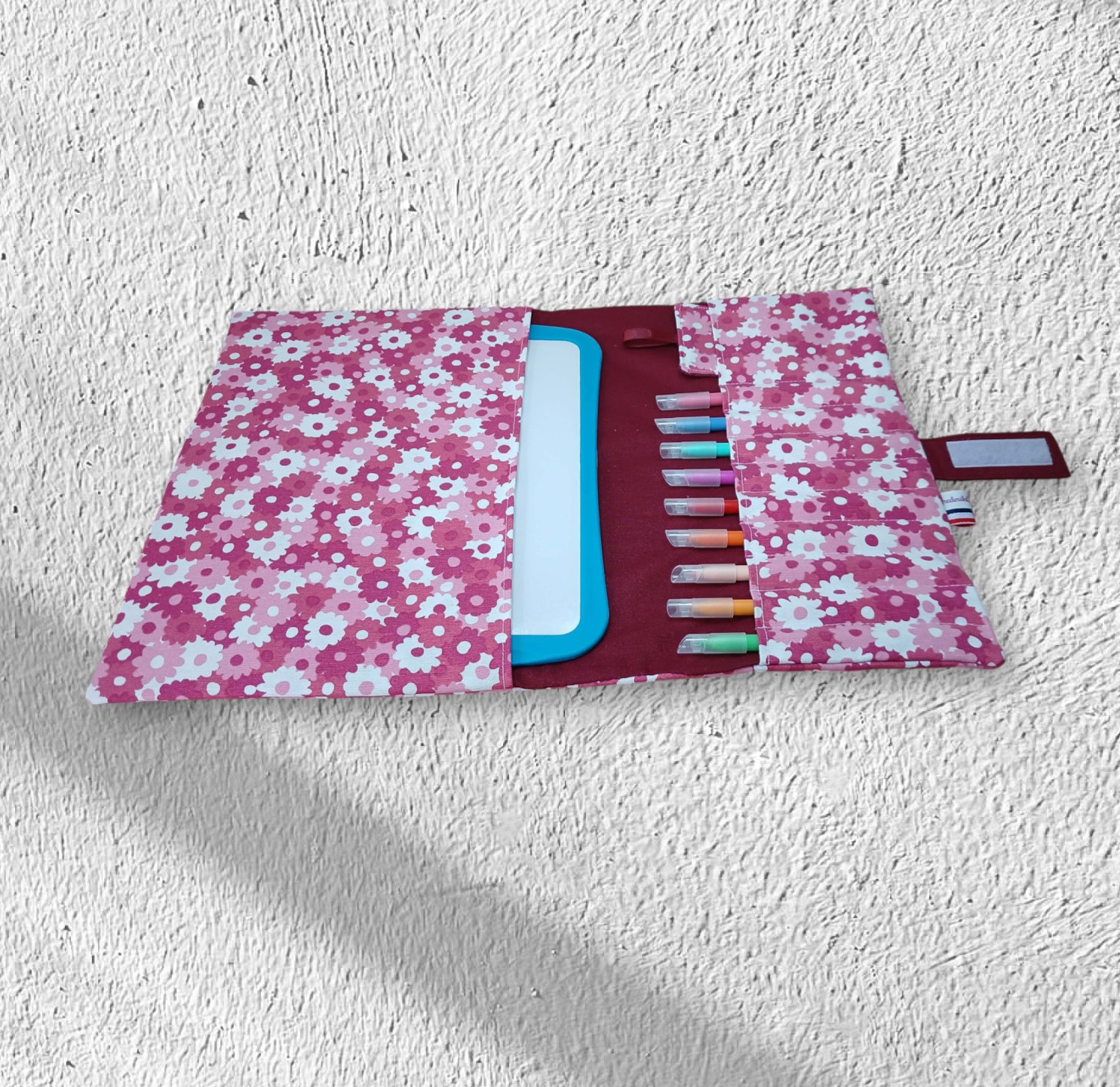 pochette range ardoise, effaceur offert, modèle pour 9 feutres – Image 13