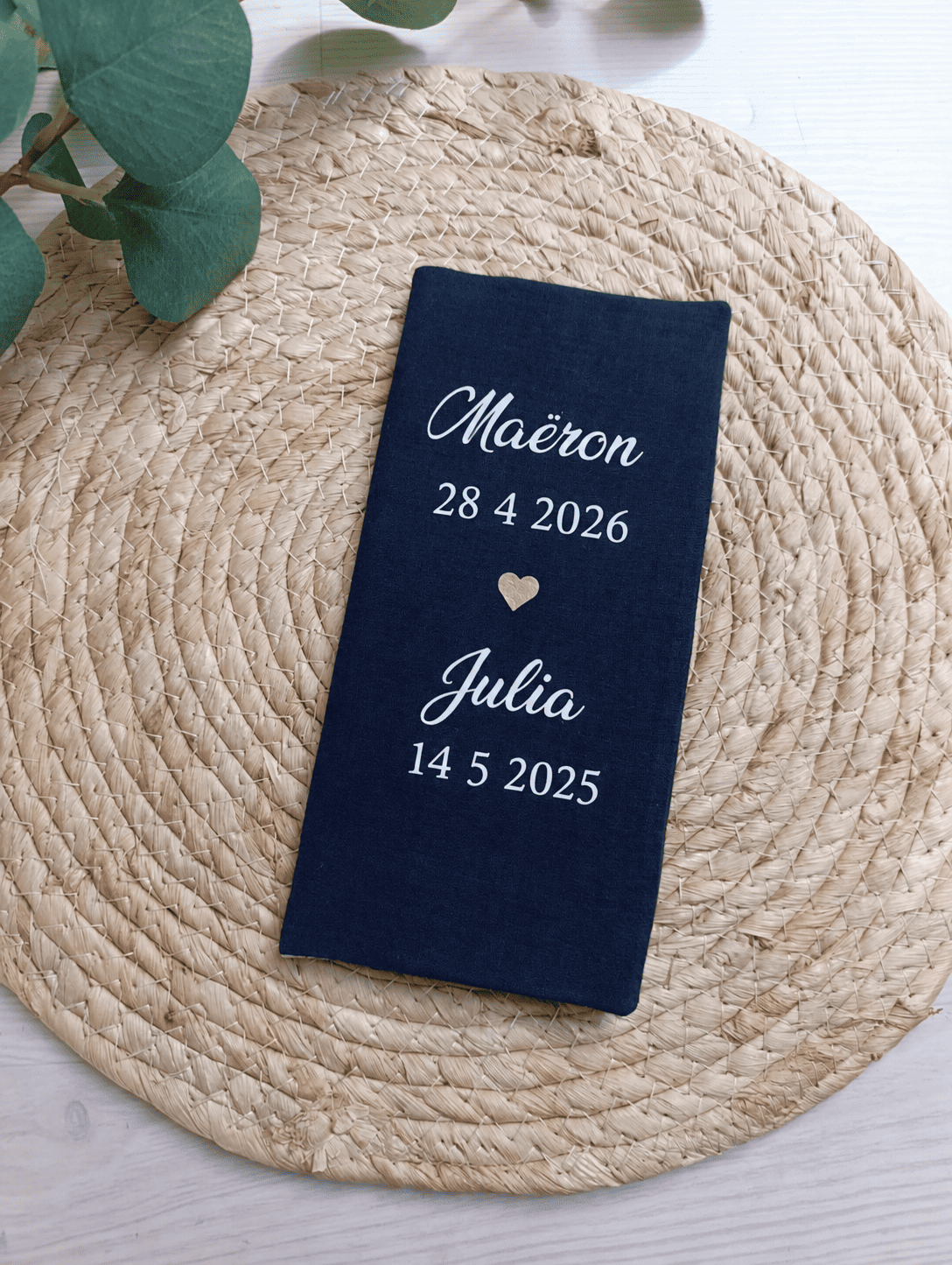 protège livret de famille prénom