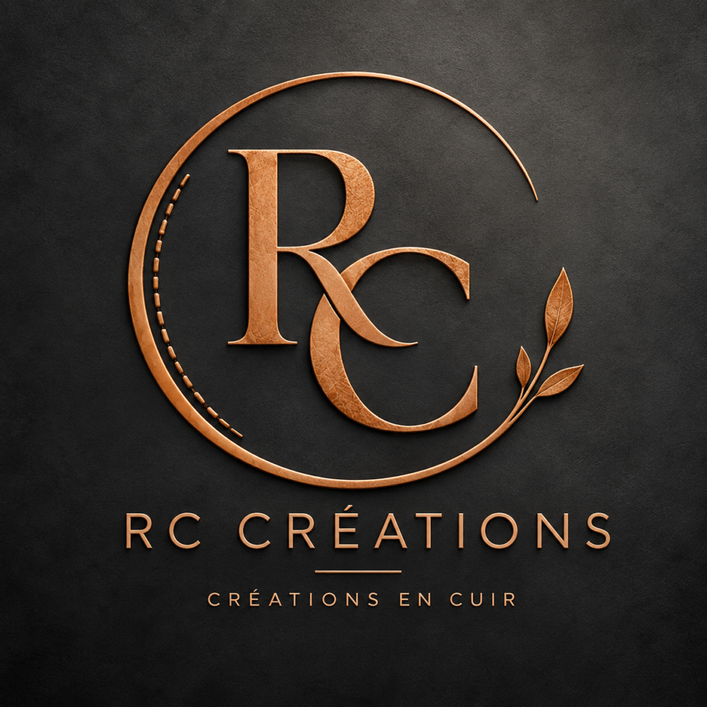 Boucles d’oreilles artisanales en cuir véritable – RC Créations