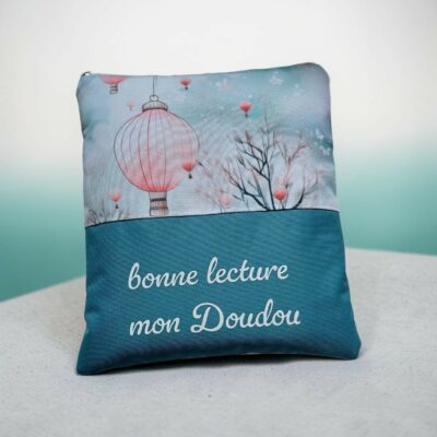 Pochette à livres, liseuse et tablette personnalisée – tissu imperméable