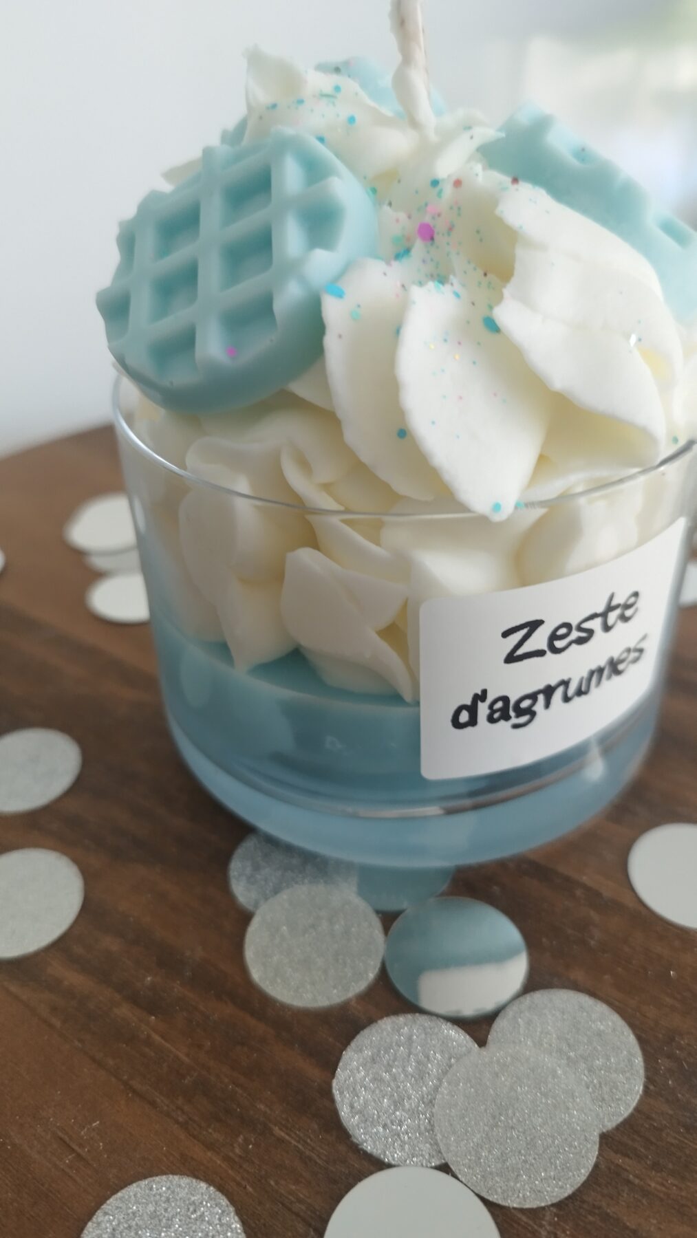 Bougie parfumée gourmande chantilly Zeste d'agrume – Image 3