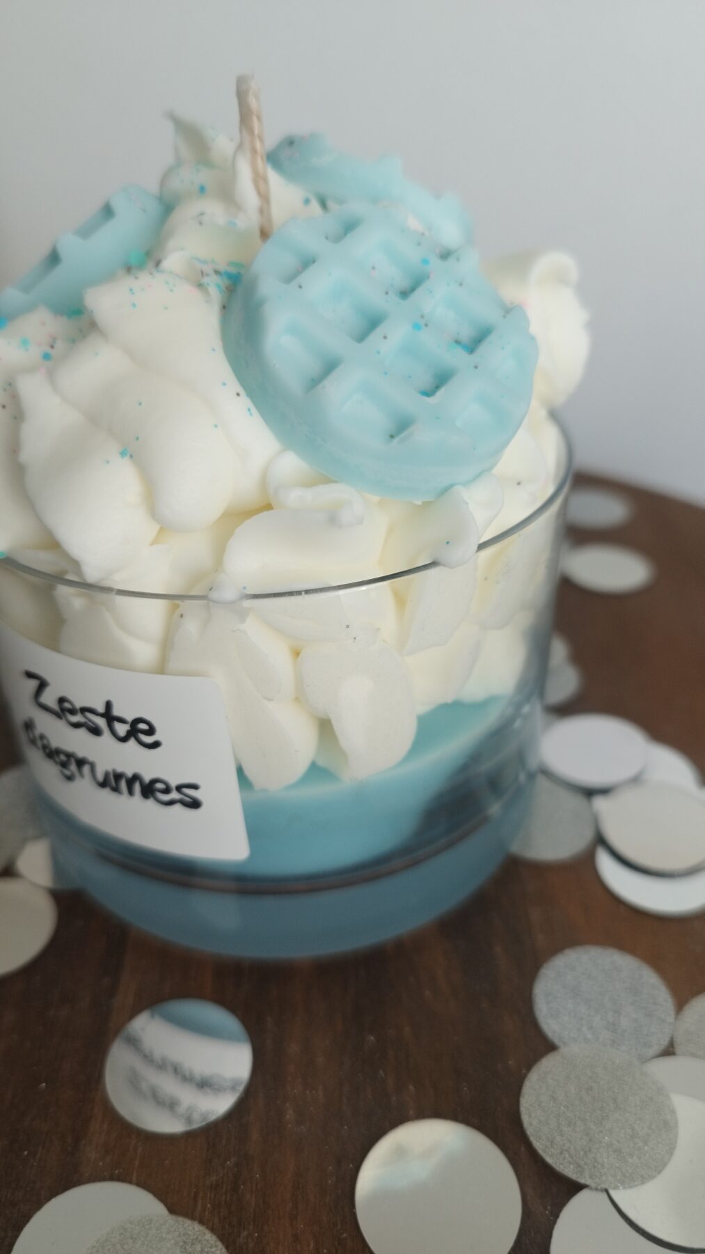 Bougie parfumée gourmande chantilly Zeste d'agrume – Image 5
