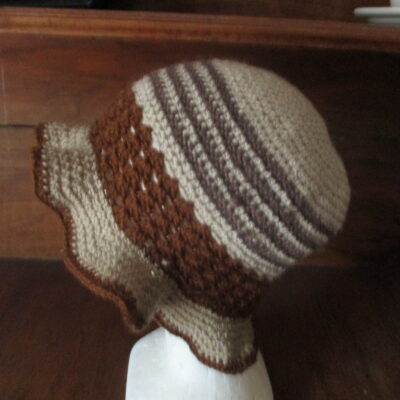 chapeau,crochet,modèle unique