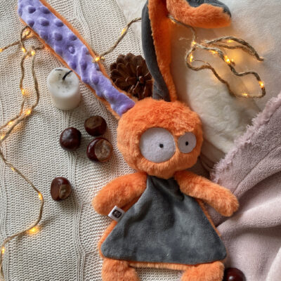 Doudou lapin maxichou Halloween